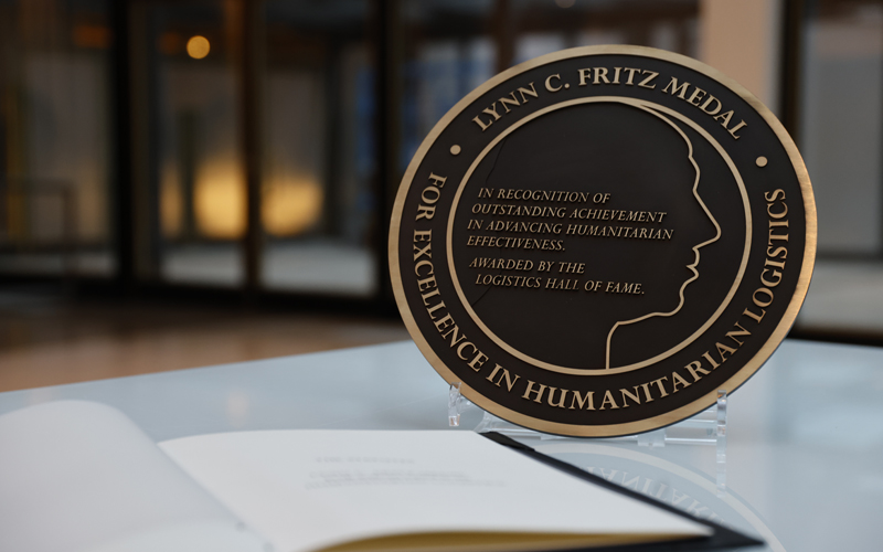 Lynn C. Fritz Medal 2025: Application phase for outstanding humanitarian logistics projects has begun