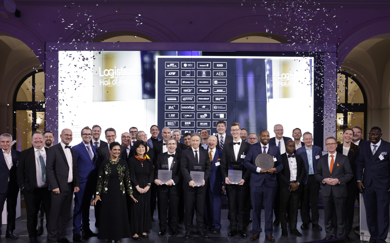 Gala-Empfang der Logistics Hall of Fame in Berlin mit mehr als 200 internationalen Gästen